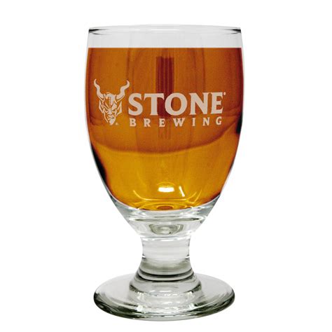 Stone Brewing Etched Pairing Glass