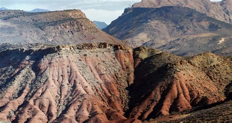 Landforms formed by physical weathering