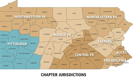 AIA PA Chapter Map - AIA Pittsburgh