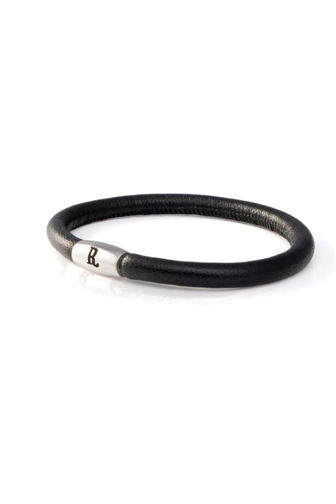 Black Leather Charm Bracelet – Rhythm Jewellery