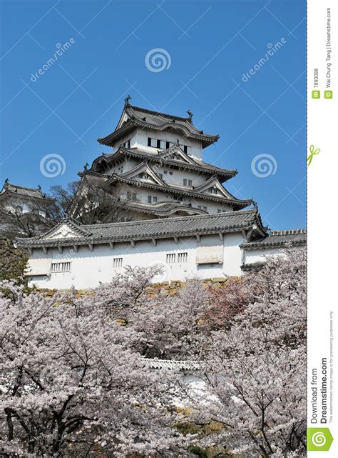 Cherry Blossoms at Himeji Castle Stock Photo - Image of palace, emperor: 7893088