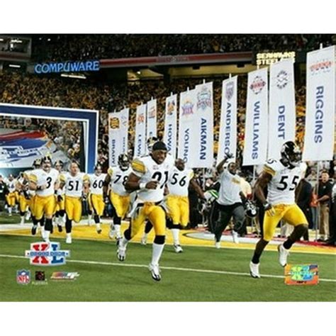 Photofile PFSAAGU20601 Super Bowl XL - 05 Steelers Introduction 1 Sports Photo - 10 x 8 ...