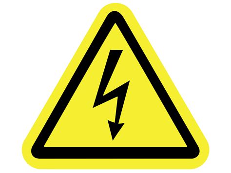 Download Electricity Hazard Sign High Warning Voltage Clipart PNG Free ...