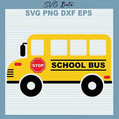 Yellow School Bus SVG, School Bus SVG, School SVG, School Bus Driver ...