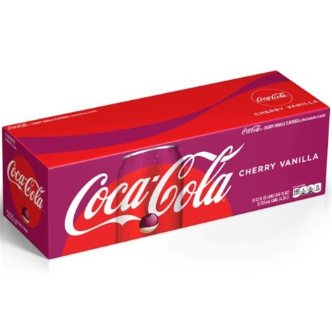 Coca-Cola® Cherry Vanilla Soda Cans LIMIT OF 10, 12 pk / 12 fl oz - Fry’s Food Stores