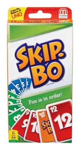 Mattel Skip-Bo Sequence Strategy Card Game, Ages 6+ Party City