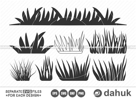 Grass SVG Grass Clipart Grass Vector Grass SVG Cut Files - Etsy