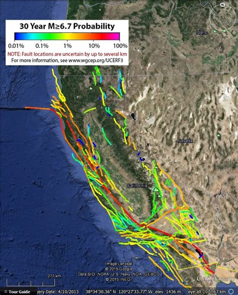 Los Angeles Earthquake Fault Lines Map