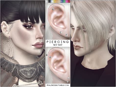 Sims 4 CC's - The Best: Ear piercings inspired by SHINee’s Jonghyun by Pralinesims