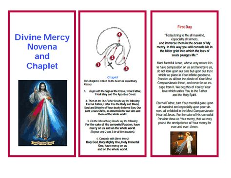 Divine Mercy Novena - Prayers for Healing