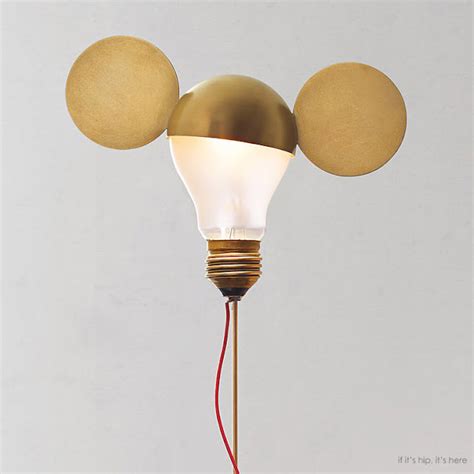 If It's Hip, It's Here (Archives): Whimsical Table Lamps by Ingo Maurer Are A Nod To Mickey ...