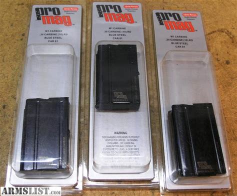 ARMSLIST - For Sale: M1 CARBINE 10 ROUND MAGAZINES PRO MAG NEW IN PACKAGE