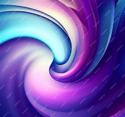 Premium AI Image | Purple and blue wallpaper with a colorful swirl ai ...