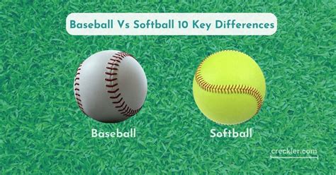 Comparison Of Baseball Vs Softball 10 Key Differences | by creckler | Medium