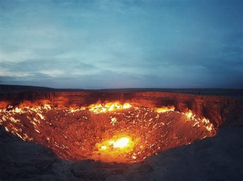 How To Visit The Gates of Hell / Darvaza Gas Crater In Turkmenistan. - Unusual Traveler