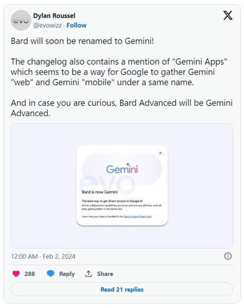 Google Introduces Gemini Advanced to Replace Bard Advanced