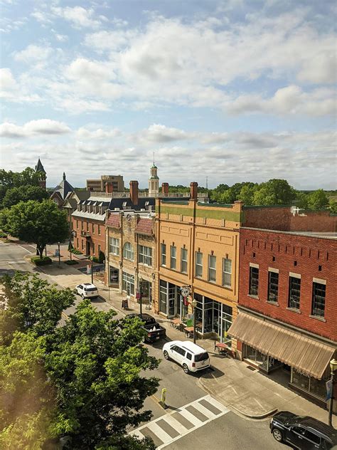 Rock Hill South Carolina Downtown In The Morning Photograph by Alex Grichenko - Fine Art America