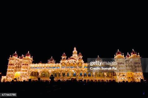 112 Illuminates Mysore Palace Stock Photos, High-Res Pictures, and ...