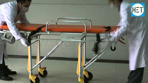 Stretcher Automatic Loading for Ambulance. Item Code: HF5120 - YouTube