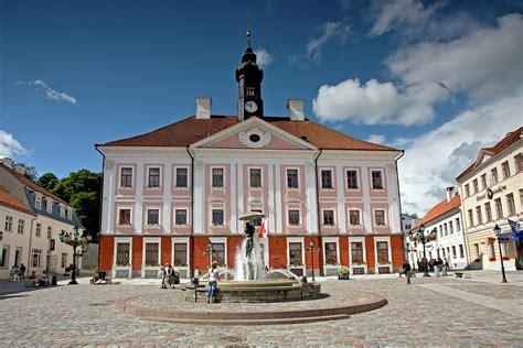 Tartu Town Hall in Town Hall Square Photograph by Aivar Mikko | Fine ...