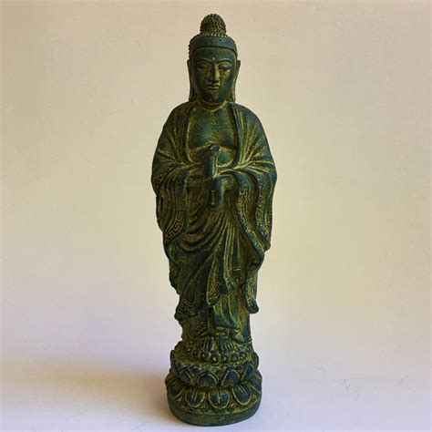 Standing Buddha Statue - Vitarka Mudra – Mirabai of Woodstock