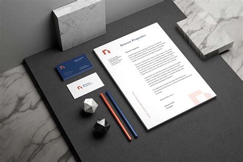 Free Minimal Stationery Mockup (PSD)