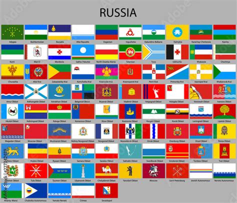 all Flags of regions of Russia - Buy this stock vector and explore similar vectors at Adobe ...