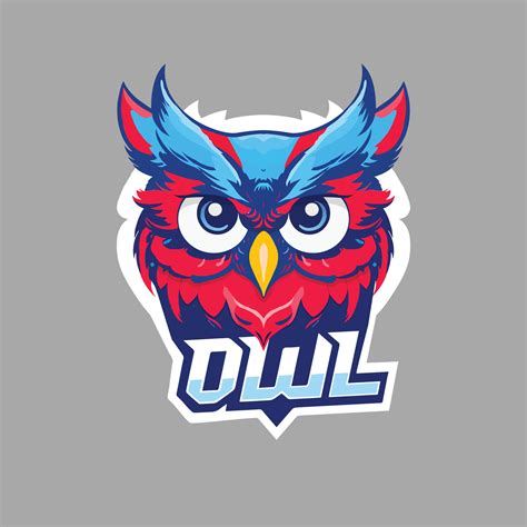 Owl Sports vector logo with typography 25456583 Vector Art at Vecteezy