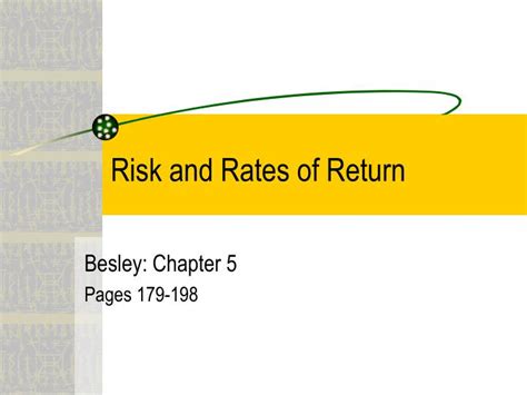 PPT - Risk and Rates of Return PowerPoint Presentation, free download - ID:495835