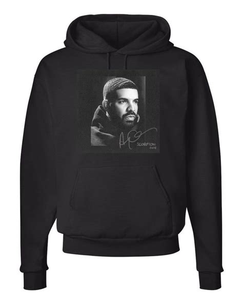 Drake Scorpion Hoodie Album Cover Hip Hop RAP Merch God's | Etsy ...