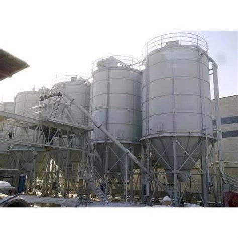 Round Cement Storage Silo, Storage Capacity: 50-100 ton at Rs 105 in ...