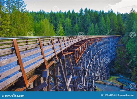 The Kinsol Trestle, Also Known As The Koksilah River Trestle Stock ...