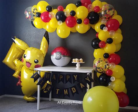 Pokemon Balloon Garland