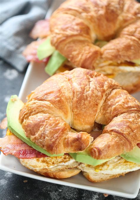 Croissant Breakfast Sandwich | Recipe | Croissant breakfast sandwich ...