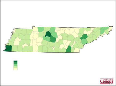 Tennessee County Population Map Free Download