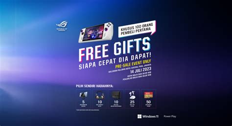 ROG Ally Launch & Pre Sale - Hanya untuk 100 Pendaftar Pertama! - ROG Community Indonesia