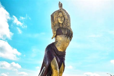 Shakira Honored with a Statue in Her Colombian Hometown of Barranquilla