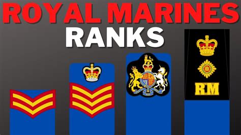 Royal Marines Ranks in Order - YouTube