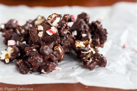 Gluten Free Peppermint Brownie Popcorn