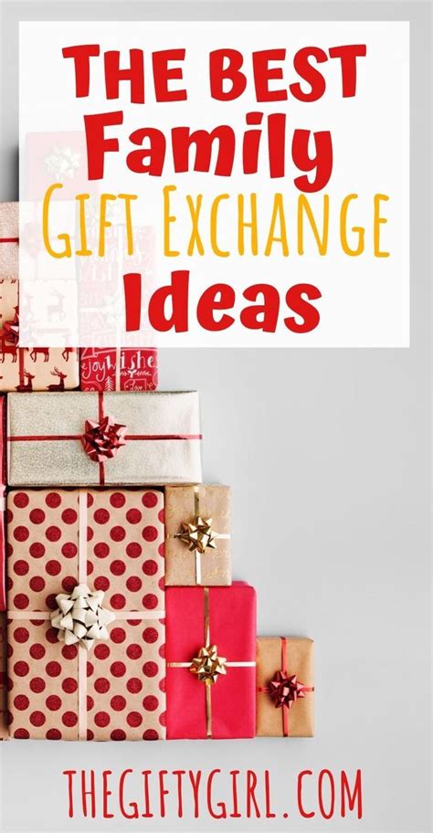 The 15 Best Gift Exchange Ideas for Families | Family gift exchange ...