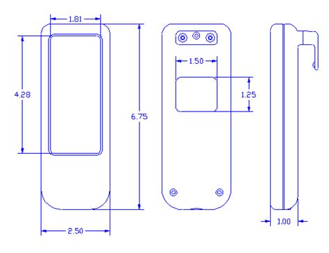 Hospital Bed Control Dimensions from Product Design & Development Corp.