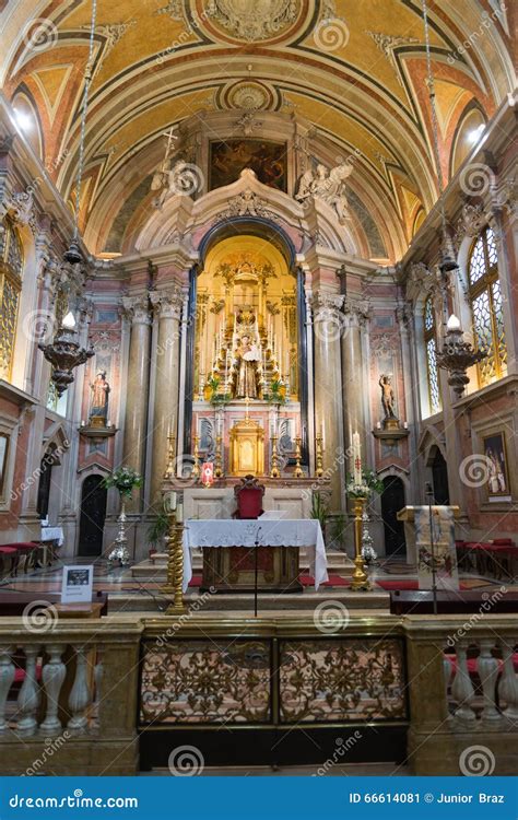 Se Cathedral Interior, the Main and Oldest Church in Lisbon Editorial Photo - Image of interior ...