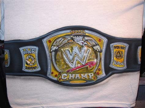 WWE Championship Spinner Belt by dwgrafix on DeviantArt