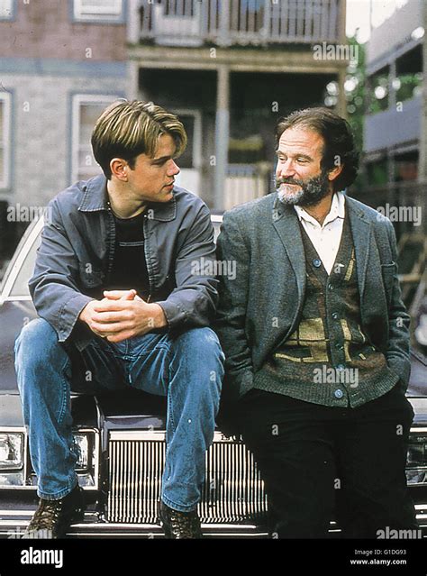 Good Will Hunting / Matt Damon / Robin Williams Stock Photo - Alamy