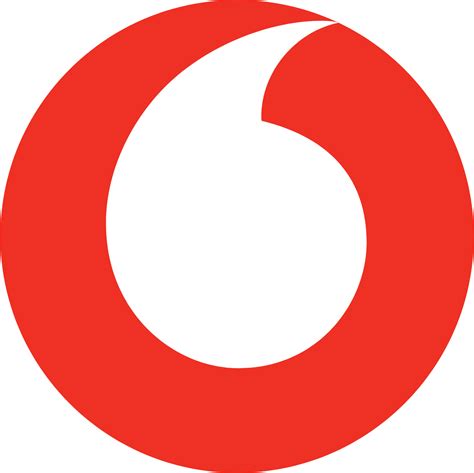 Vodacom logo in transparent PNG format