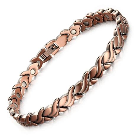 $19 Womens Magnetic Copper Bracelets for Arthritis Wristband KC-G10 ...