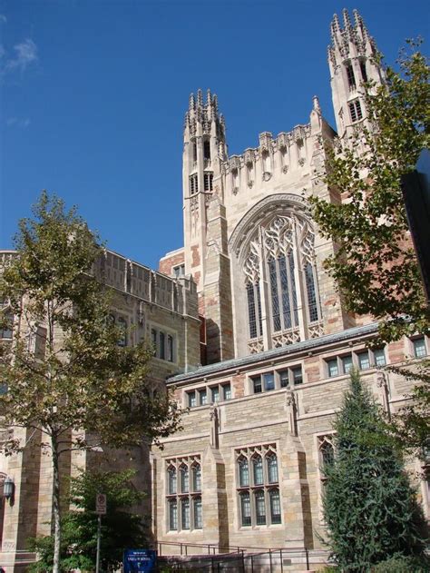 Sterling Law Building at Yale was designed in 1931 by James Gamble Rogers, favorite architect of ...