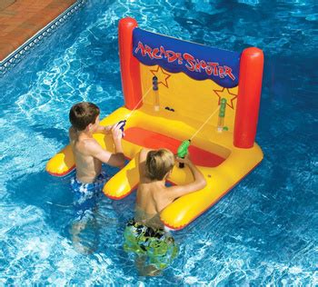 You Can Get An Inflatable Arcade Shooter Pool Float To Bring The Carnival Games To You