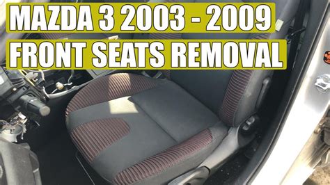 TUTORIAL: Mazda 3 (2003-2009) Front Seat Removal in 9 steps