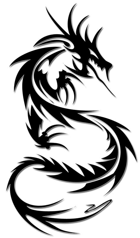 Tattoo dragon PNG image